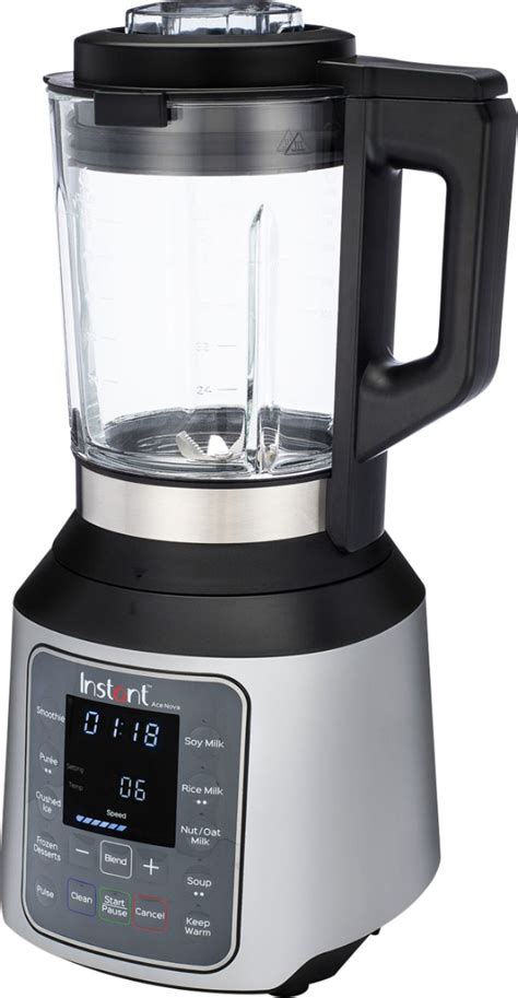 Instant ace nova blender - Cleaning Before First Use Before using the Instant Ace Nova for the first time, follow the steps below to clean the pitcher. 1. Connect the power cord to a 120 V power source. Note: The display is blank until the pitcher is seated on …